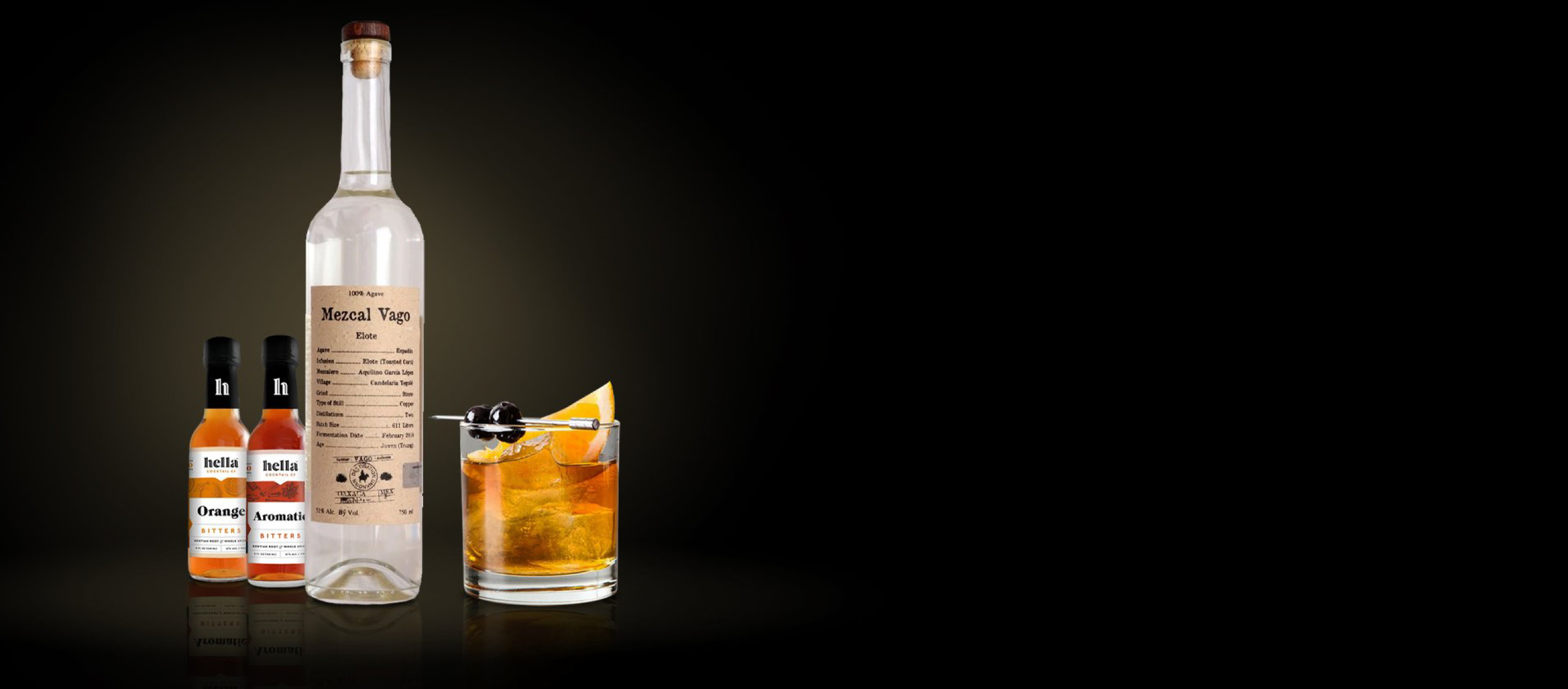 Hella Cocktail Co. & Mezcal Vago - Elote Old Fashioned
